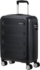 American Tourister Astrobeam - Spinner S, Bagaj de mână, 55 cm, 36 L, Negru (Storm Black) Bagaje și echipament de călătorie Naty Shop Negru (Storm Black) S (55 Cm - 36 L)