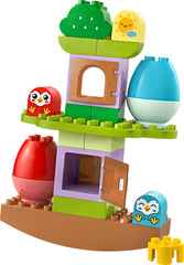 LEGO DUPLO tree for balancing and stacking, development toy, building set for children from 18 months, creative toy for children, educational toy with 2 toy birds 10440 Building sets Besuche den LEGO-Store