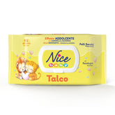 NICE Baby Wet Wipes 72pcs With Lid Talc Scent Natural Materials Gentle Cleaning Baby 1pc