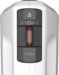 Krups GN4001 3 Mix 4000 Hand mixer | 450 Watt | Robust Design | Variable speed controller | Turbo-Und Auswurf-Funktion | Incl. 2 Rührbesen Und 2 Knethaken | Weiß/Grau Kitchen Naty Shop