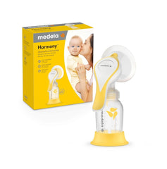 Medela Harmony manual breast pump - Compact Swiss design with Personalfit Flex shields and Medela 2-Phase Expression technology Accessories Food and Breastfeeding Baby Naty Shop Manual Pumps