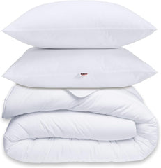 30519 220/240 Duvet cover and 2 pillows Polyester/Cotton White 220 X 240 Cm Duvets and quilts Naty Shop