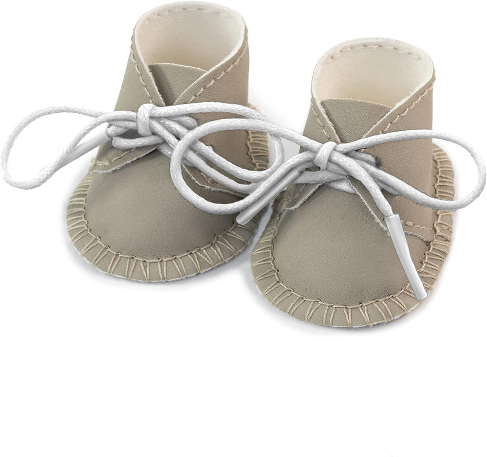Miniland 31190 Zapatos Dolls 21cm Schuhe für Puppe, 21 cm, grey