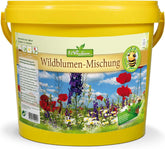 Wild Flower Mix NL Chrestensen | 5L bucket for 500-1000 m² | Hardy Perennial Flower Seeds | Wildflower Meadow for Bees and Butterflies | For garden, meadow