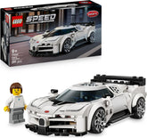 LEGO Speed Champions Bugatti Centodieci Hypersportwagen - Rennauto zum Bauen und Ausstellen - Fahrer Minifigur zum Sammeln - Geschenk für Jungen und Mädchen ab 9 Jahren und Erwachsene 77240