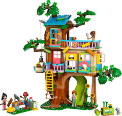 LEGO Friends Tree House Build and Play Role Play Set Toy House for Girls 8 Years Old Set with 4 Character Minifigures and 2 Animal Figures Gift Idea for Kids 42652 Building Sets Besuche den LEGO-Store
