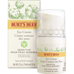 Burt'S Bees Natural eye cream for sensitive skin with cotton extract, 14 g Cosmetics and Beauty Naty Shop
