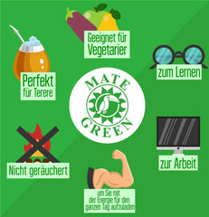 Yerba âBIOâ 400 g Ceai Mate organic, organic, stimulent natural Èi energizant cu cofeinÄ, ceai Yerba Mate cu fructe, ceai Mate foarte bogat Ăźn cofeinÄ, de ĂźnaltÄ calitate