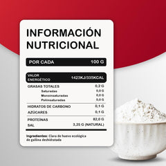 Eiklarpulver (350g) | Getrocknetes Eiklar Pulver | Eialbumin für Backen & Kochen | Ohne Zusatztoffe | Lactose-free Zip-Bag Packaging