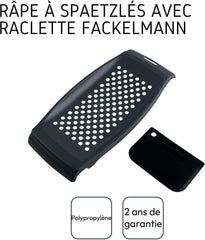 Fackelmann spaetzle grater with dough scraper Peeler Naty Shop
