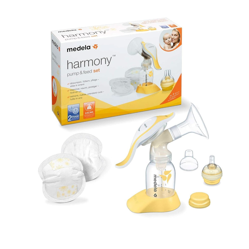 Medela Harmony Handmilchpumpe, Mit Calma-Sauger Und Stilleinlagen Accessories Food and Breastfeeding Baby Naty Shop