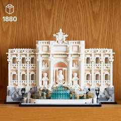 LEGO Architecture Trevi Fountain - Model of a landmark in Rome with Minifigures sculptures - collection piece for office and living room - gift for adults and architecture lovers 21062 Building sets Besuche den LEGO-Store