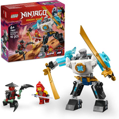 LEGO NINJAGO Zane's Action Mech - Ninja toy with 3 minifigures for role-playing - Small set to build and play for children - Gift idea for boys and girls from 6 years 71827 Building sets Besuche den LEGO-Store Default title