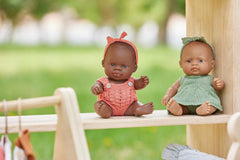 Miniland Babypuppe afrikanisches Mädchen 21cm-31144