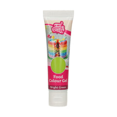 Colorant alimentar Funcakes Verde Aprins, Gel Colorant Alimentar Foarte Concentrat pentru Aluat, Cremă, Fondant și Marțipan. Dozare ușoară. Picătură individuală pentru a crea culori vibrante. Halal. 30 g.