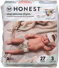 – Eco-friendly and high-quality disposable diapers, Pandas, size 3 (7.3–12.7 kg), 27 pieces