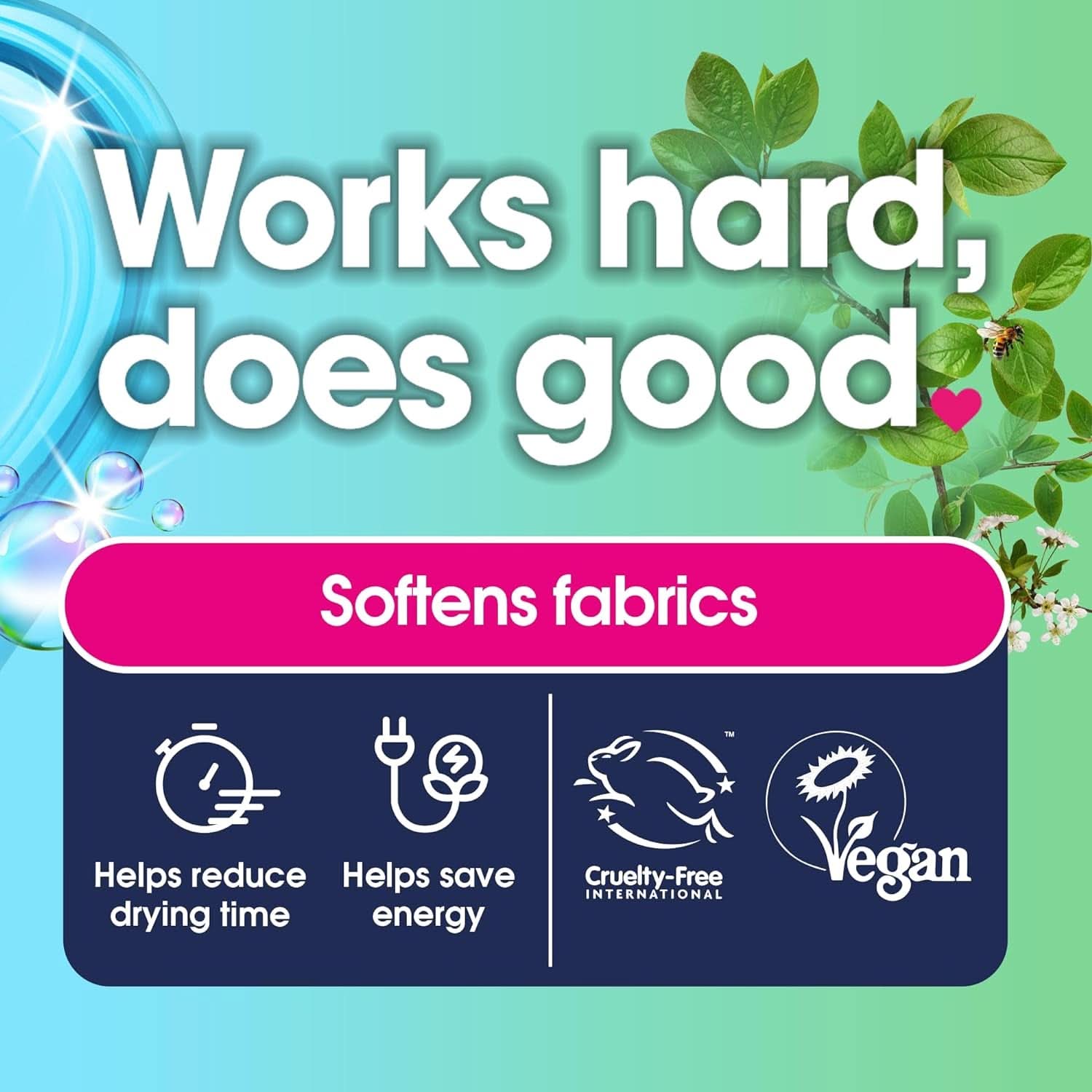 Bile pentru uscător de rufe, fabricate din material nou, mai moale, cu design variabil. Conține 2 bucăți Detergenti Rufe Naty Shop