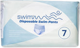 Disposable Swim Diapers Size 7 - 36 Pieces - Discreet, Breathable and Skin Friendly - Baby Swim Diapers - Provides Safety While Swimming - 18-30kg