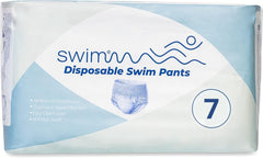 Disposable Swim Diapers Size 7 - 36 Pieces - Discreet, Breathable and Skin Friendly - Baby Swim Diapers - Provides Safety While Swimming - 18-30kg