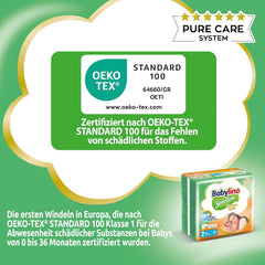 Scutece pentru bebeluși sensibili, mărimea 2, mini (3-6 kg), 192 scutece