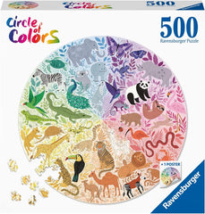 Ravensburger Puzzle 17172 Circle of colors - Animals 500 pieces Puzzle Naty Shop Default title