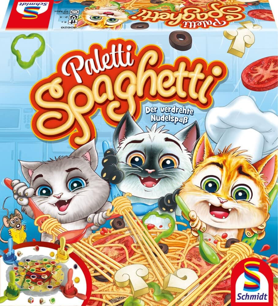 Schmidt Spiele 40626 Paletti Spaghetti, action game for children and adults