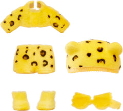 N/A! N/A! N/A! Surprise Fuzzy Surprise Serie 1 - JENNEL Jaguar - 18 cm posierbare Modepuppe - Jaguar-inspired mit beflocktem Körper, Beanie, Brille, Outfit, und Schuhe - Spielzeug für Kinder ab 4+