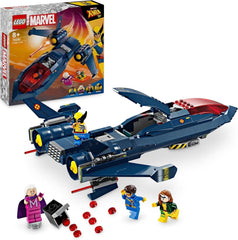 LEGO Marvel X-Jet The X-Men Buildable Airplane Model with Figures Including Wolverine and Rogue Kids Superhero Toy Gift for Boys and Girls 8 Years Old 76281 Building Sets Beuche den LEGO-Store Single