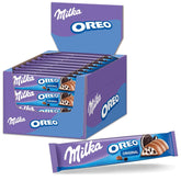 Milka Chocolate Bars – Alpine milk chocolate with pieces of cocoa biscuits and fine milk cream filling – 36 x 37g