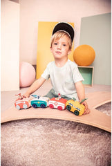 Lilliputiens - Mașina cu fricțiune Marius Rinocerul - Jucărie muzicală și senzorială - Încurajează abilitățile motorii, imaginația și creativitatea copiilor mici - Jucărie de învățare timpurie - De la 18 luni -83440 Jucarii Bebe Naty Shop