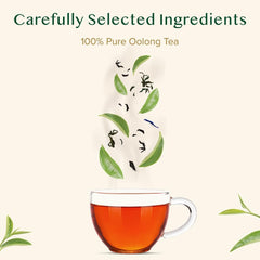 VAHDAM, ceai Oolong de munte (100 g) Cules manual în plantațiile de altitudine din Darjeeling | Frunze de ceai Oolong 100% naturale | Direct de la sursă din India | Se prepară ca ceai fierbinte/rece