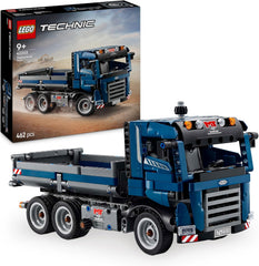 LEGO Technic Kipplaster Spielzeug mit Lenkung und beweglicher Kippmulde - blue Baufahrzeug - Geschenkide zum Geburtstag oder für die Holiday - Bauset für Boys und Mädchen ab 9 Jahren 42203