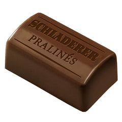 RCP Schladerer Pralines, fine assortment, milk and dark chocolate, with and without sugar crust, liquid filling, contains alcohol, great gift, 255g