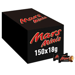 Mars Minis Chocolate Bars | Bulk pack of chocolate | Caramel | 150 x 18g