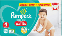 Pampers (Old Version), Panties, Size 4, 9kg-15kg, Three Pack (1 x 88 Diapers)