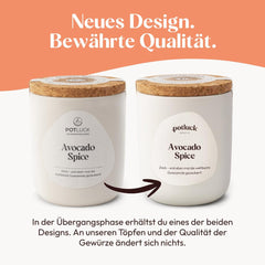 Potluck | Salat Lover 6er Set | Gewürzmischungen im Keramiktopf | Vegan, glutenfrei und mit natürlichen Inhaltsstoffen