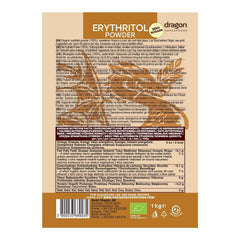 Bio Erythrit - Powder, 100% Bio, Vegan, Null Kalorien-1Kg Sweeteners Naty Shop