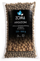 Expanded clay for potted plants, small clay balls for drainage and aeration, expanded clay for hydroponics and aesthetic decorations without chemical dyes - 650 g