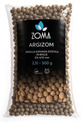 Expanded clay for potted plants, small clay balls for drainage and aeration, expanded clay for hydroponics and aesthetic decorations without chemical dyes - 650 g