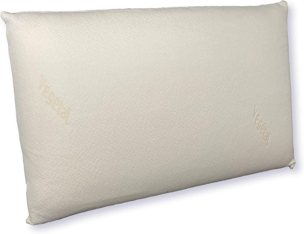 Pernă, Ergonomică, Vegetală, 45 X 70 Cm, Formă de memorie, Dreptunghiulară, Umplutură 100% MDF, Partea inferioară din bumbac, Capac din poliester - Ulei de ricin Perne standard Naty Shop 1 bucată (1 pachet)