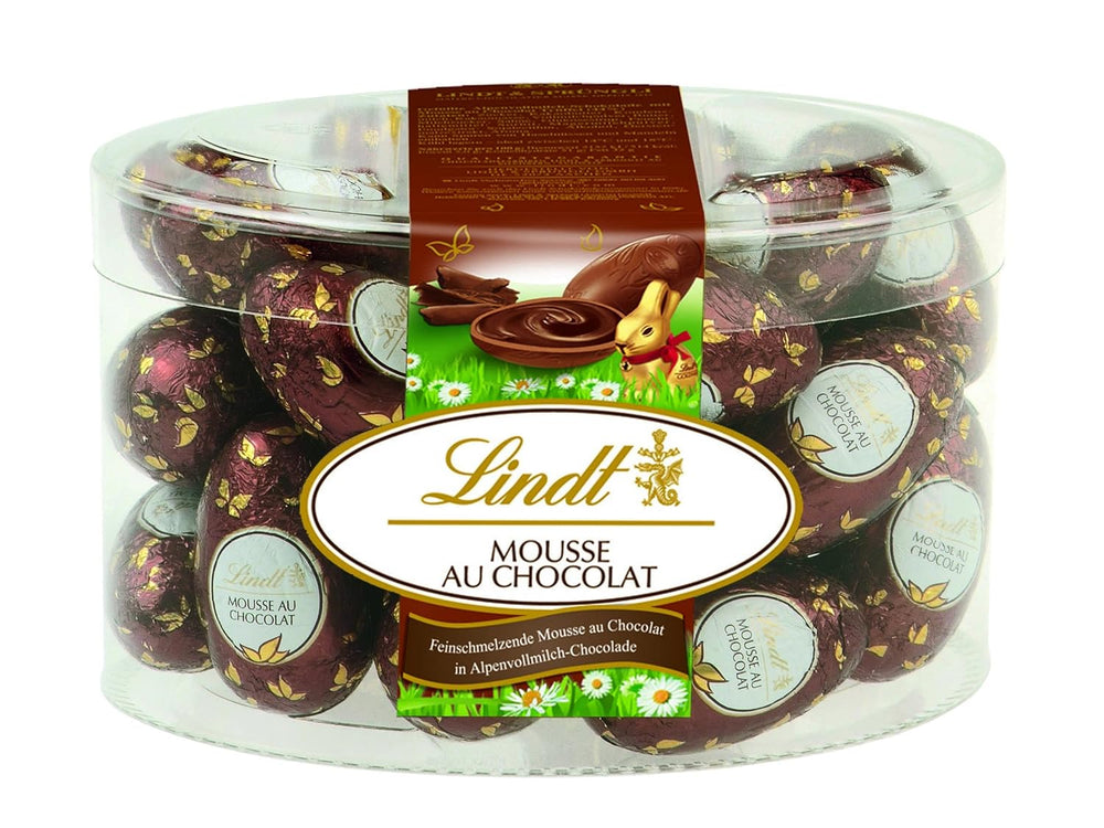 Lindt chocolate mousse with chocolate eggs | 450 g Milk chocolate filled with melt-in-your-mouth chocolate mousse | Easter Chocolate | Gift of chocolate | Easter Eggs | Chocolate eggs