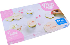 FF60 Fun Fonts-Cupcake and Cookie Stamping Set for Cake Design, 66 Pieces, Collection 3, Plastic