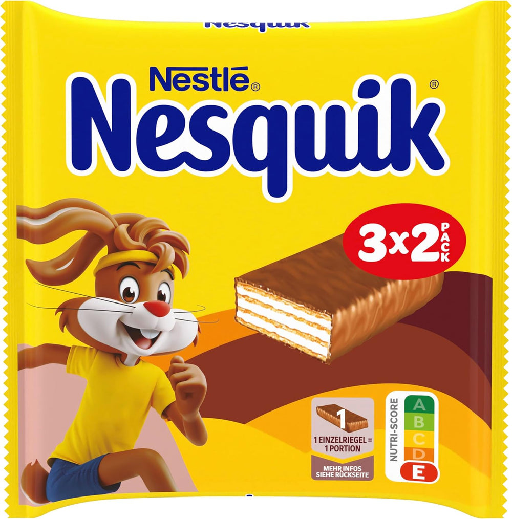 Nestlé Crunchy Waffle Delicious Milk Chocolate Waffle Bar Multi Pack 1 Pack (3x26g Each)