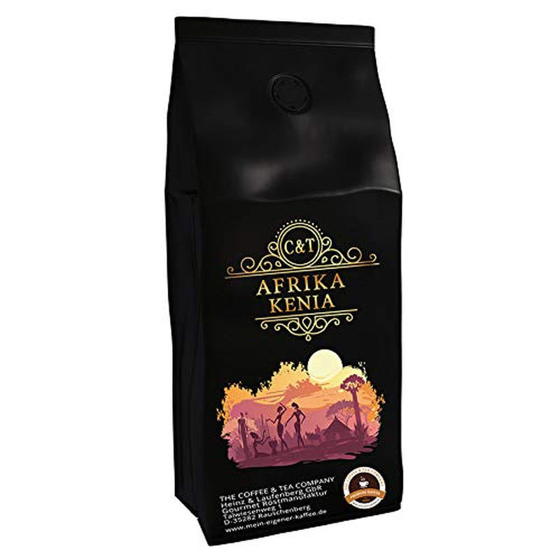 Kaffeespezialität Aus Afrika - Kaffee Aus Kenia - Eine Spezialität Afrikas (Ganze Bohnen, 1000g) - Länderkaffee - Spitzenkaffee - Säurearm - Schonend Und Frisch Geröstet
