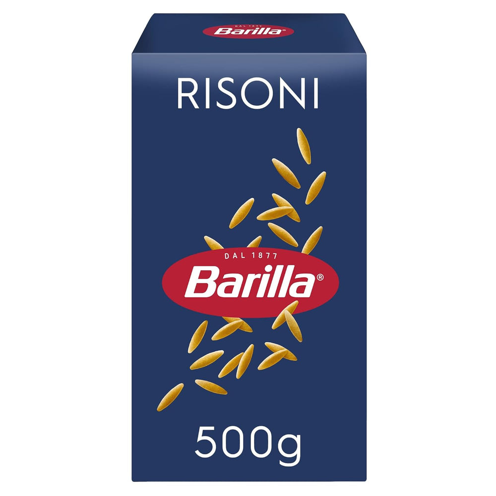 Pasta Barilla Risoni no. 26 high-quality durum wheat, always al dente (1 x 500 g)