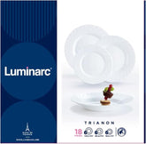 Serviciu de masă, alb, 18 bucăți, 00116