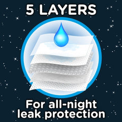 Scutece de noapte Huggies, pentru fete 8-15 ani (27-57 kg), foarte absorbante, 9 piese (pachet de 2) Mama si Copilul Naty Shop