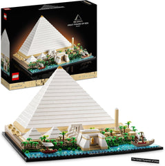 LEGO 21058 Architecture Cheops Pyramid Building Kit for Craft as a Creative Hobby, Gift Idea for Adults, Men, Women, Mother, Father, Creative Activity, Famous Landmark Collection Building Sets Besuche den LEGO-Store Single