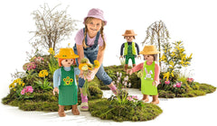 LECHUZA Gardener 2021 - Floarea-soarelui (62,5 cm), Verde/Albastru deschis