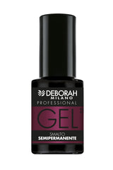 Milano Professional semi-permanent nail polish, no. 21 Burgundy, volumizing effect, long-lasting, for intense and glossy nails, 4.5 ml
